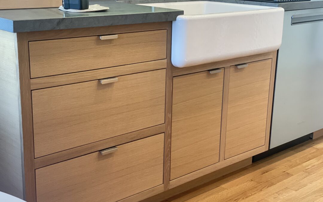 Berkeley Custom White Oak Kitchen Cabinets